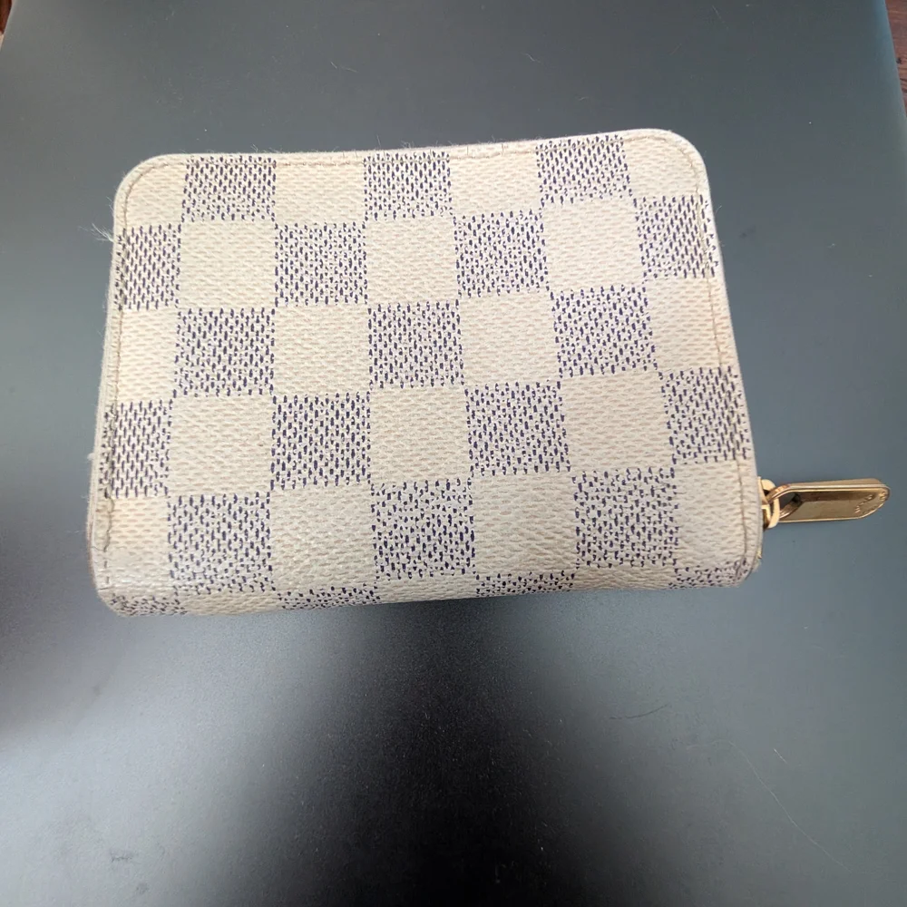 Louis Vuitton Damier Azur Canvas Zippy Coin Purse